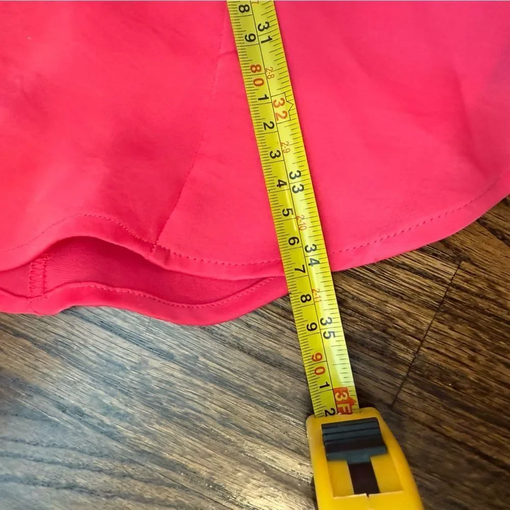 Anthropologie Hot Pink Asymmetrical Skirt - Picture 7 of 8